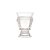 CACHEPOT DE CRISTAL DE CHUMBO DIAMANTE 7,2x5,8x10cm - Imagem 1