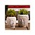 CACHEPOT DE CONCRETO BUDDHA FACE CINZA 8,5x8x9,5cm - Imagem 5