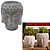 CACHEPOT DE CONCRETO BUDDHA FACE CINZA 8,5x8x9,5cm - Imagem 1