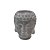 CACHEPOT DE CONCRETO BUDDHA FACE CINZA 8,5x8x9,5cm - Imagem 2