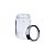 PORTA MANTIMENTO DE VIDRO C/TAMPA DE ACO INOX C/VISOR DE ACRILICO SYDNEY 1,2l - Imagem 3
