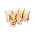 COPO ALTO DE VIDRO DIAMOND AMBAR METALIZADO 350ml - Imagem 2