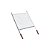 GRELHA INOX 53X33CM C/ CABO MAD P/ CHURR. GRANDE - Imagem 1