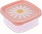 POTE CLIC DEC QUADRADO 500ML ROSA PASTEL - Imagem 2