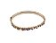 Pulseira bracelete zirconia colorida folheado a ouro 18k semijoia - Imagem 1