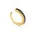 Brinco piercing fake Intuê avulso com zirconias coloridas, banhado a ouro 18k semijoia - Imagem 1