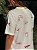 Camiseta Bonjour Bordado Vermelho - Imagem 1