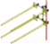 ANTENA YAGI QUADRUPLA 824 - 894 MHz 23,0 dBi 29 ELEMENTOS 4Y86017-29SG - Imagem 1