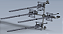 ANTENA YAGI QUADRUPLA 890 - 960 MHz 23,0 dBi 29 ELEMENTOS 4Y92517-29SG - Imagem 1