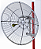 ANTENA PARABOLICA VAZADA  DUPLA POLARIZAÇÃO  1425 - 1535MHz  28dBi 2,0M PV150028X - Imagem 1