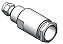 CONECTOR SMA MACHO  RETO PRENSA CABO PARA CABO RG/RGC  213 3061 - AC022 - Imagem 1