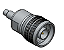 CONECTOR N 50 OHMS MACHO RETO CRIMP RG-174 PINO FIXO CM-11 - AC033 - Imagem 1