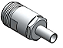 CONECTOR N 50 OHMS FÊMEA RETO CRIMP RG-58 PINO FIXO CF-3ECR AC040 - Imagem 1