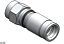 CONECTOR  F MACHO RETO  COMPRESSÃO  RG/RGC59 AC-27M -AC064 - Imagem 1