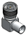 CONECTOR  N MACHO  ANGULAR CRIMP  PARA CABO RG/RGC-213  CM-85 -AC065 - Imagem 1