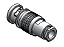 CONECTOR BNC 50 OHMS MACHO RETO CABO PRENSA CABO RG-58 LF-3 AC142 - Imagem 1