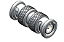 ADAPTADOR BNC 50 OHMS MACHO X MACHO RETO LA-2 -AC135 - Imagem 1