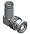 ADAPTADOR BNC 50 OHMS MACHO X FÊMEA ANGULAR LA-5  -AC137 - Imagem 1