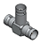 ADAPTADOR BNC 50 OHMS (T) TRIPLA FEMEA LA-7 -AC139 - Imagem 1