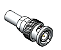 CONECTOR BNC 50 OHMS MACHO RETO CRIMP PINO FIXO PARA CABO RG/RGC 58 LM-3CR AC014 - Imagem 1