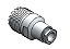 CONECTOR UHF FÊMEA RETO CABO PRENSA CABO RG/RCG-58 KF-13 - Imagem 1