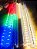 Tubo Snow Fall LED  cascata 50 cm IP67 3 a 4 Metros 8 Tubos AC85-265V - Imagem 1