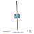 Centelhador a Gás - 2p-420v-20ka-6x8mm Lead-GTDA2RD8-420 - Imagem 1