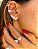 Brinco Ear cuff Zircônia Tripla - Imagem 2