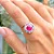 Anel Fusion Redondo Rosa - Imagem 1