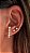 Brinco Ear Hook Esferas - Imagem 2