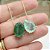 Colar Fusion Verde Oval e Gota Verde/ Semijoia - Imagem 2
