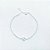 Pulseira Riviera com Pedra Oval Incolor - Imagem 1