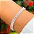 Pulseira Rosa Riviera Baguete/Semijoia - Imagem 1