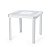 Mesa Desmontável Quadrada Branca 82cm Injeplastec - Imagem 1