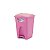 Lixeira Infantil Rosa 17 Litros com Pedal Injeplastec - Imagem 3