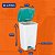 Lixeira 65L Branca/Verde com Pedal Cozinha/Comércio - Imagem 2