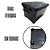 Kit 02 Caixas Organizadora Container 25 Litros Black - Imagem 7