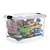 Kit 04 Caixas Organizadora Container 25 Litros Transparente - Imagem 6