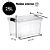 Kit 06 Caixas Organizadora Container 25 Litros Transparente - Imagem 2