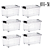 Kit 06 Caixas Organizadora Container 25 Litros Transparente - Imagem 1