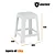 Kit 02 Banquetas Cor Branco - Cozinha, Bar, Jardim, Resistentes - Imagem 2