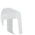 Kit 06 Banquetas Cor Branco - Cozinha, Bar, Jardim, Resistentes - Imagem 4