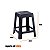 Kit 10 Banquetas Cor Preto - Cozinha, Bar, Jardim, Resistentes - Imagem 2
