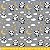 Tecido Tricoline Mini Pandas Estrelado - Peripan - 50 x 150 cm - Imagem 2
