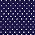 Tecido Tricoline Corações fundo Marinho  - Peripan - 50 x 150 cm - Imagem 1