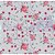 Tecido Tricoline Floral Ramos fundo Cinza - Tecidos Caldeira - 50 x 150 cm - Imagem 1