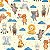 Tecido Tricoline Estampa Digital - Animais Baby - Peripan - 50 x 150 cm - Imagem 1