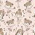 Tecido Tricoline Bailarinas  - Fuxicos e Fricotes - 50 x 150 cm - Imagem 1