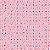 Tecido Tricoline Mini Borboletas Fundo Rosa- Peripan - 50 x 150 cm - Imagem 1