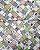 Tecido Tricoline TOM & JERRY QUADRADOS 1 (marrom)  - Ibirapuera - 50 x 150 cm Tamanho:50 cm x 150 cm - Imagem 2
